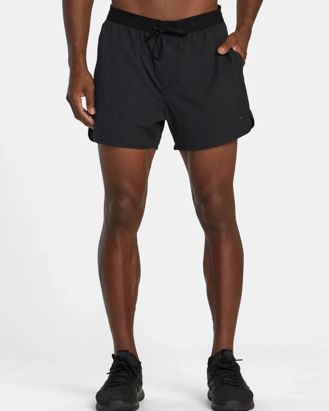 RVCA RUNNER 14" ELASTIC WAIST SHORTS Black Clearance