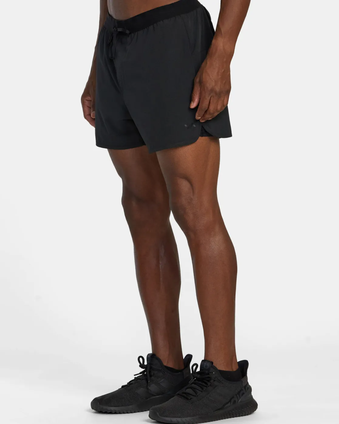 RVCA RUNNER 14" ELASTIC WAIST SHORTS Black Clearance