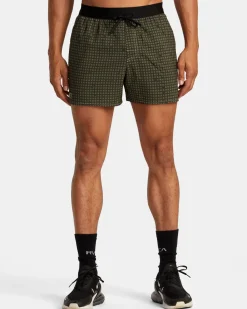 RVCA RUNNER 14" ELASTIC WAIST SHORTS Camo Best