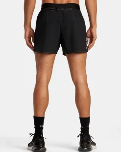 RVCA RUNNER 14" ELASTIC WAIST SHORTS Black 2