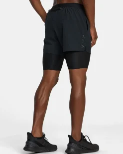 RVCA RUNNER 2-IN-1 SHORTS Black Best