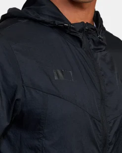 RVCA RUNNER LIGHTWEIGHT TRAINING JACKET Black Online