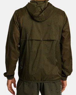 RVCA RUNNER LIGHTWEIGHT TRAINING JACKET Camo Best