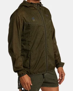RVCA RUNNER LIGHTWEIGHT TRAINING JACKET Camo Best