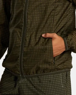 RVCA RUNNER LIGHTWEIGHT TRAINING JACKET Camo Best