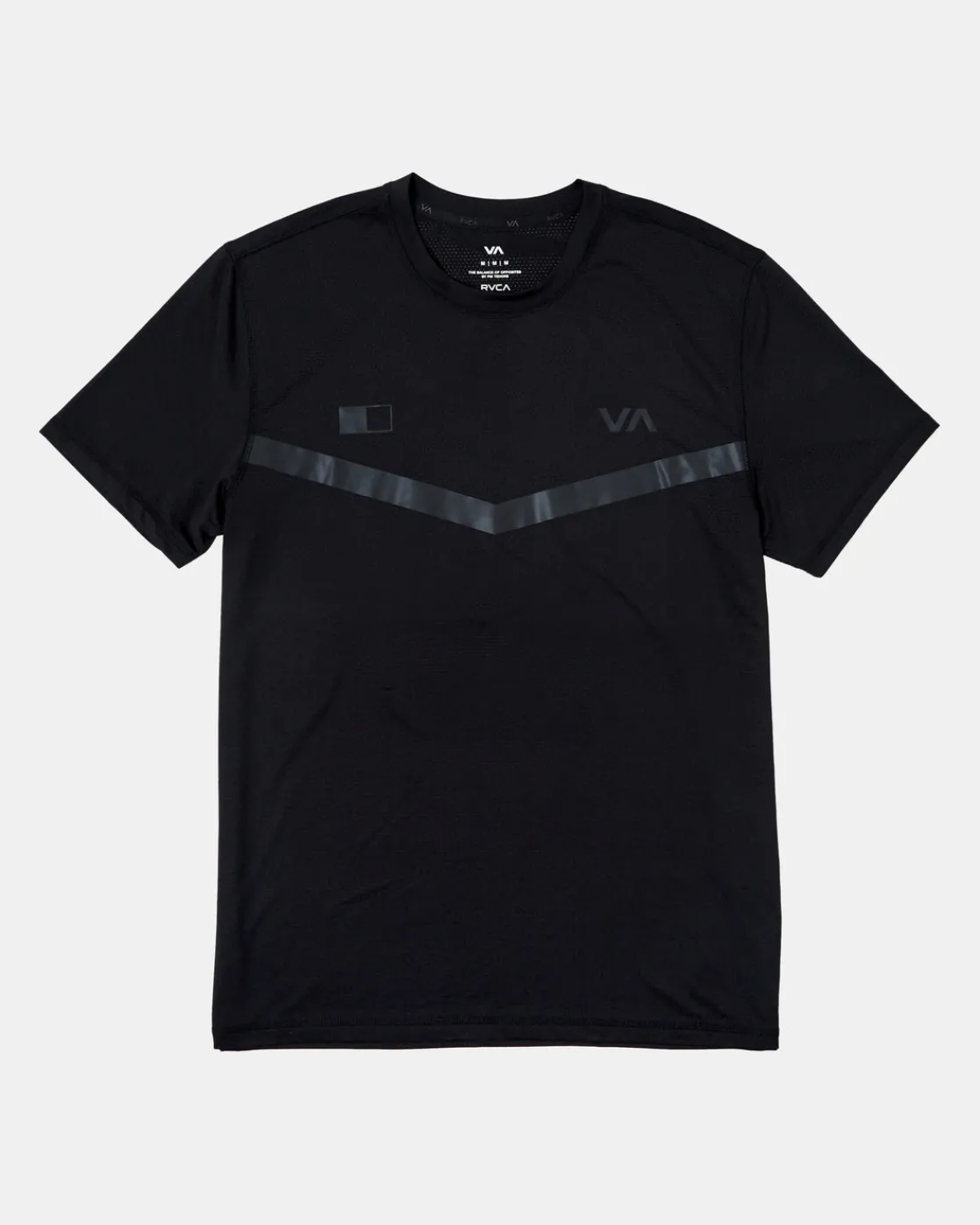RVCA RUNNER TECHNICAL SHORT SLEEVE TOP Black Outlet