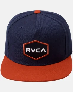 RVCA SNAPBACK HAT New Navy Discount