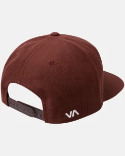 RVCA SNAPBACK HAT Wine Discount