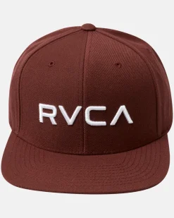 RVCA SNAPBACK HAT Wine Discount