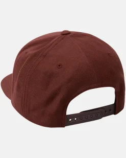 RVCA SNAPBACK HAT Wine Discount
