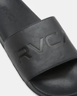RVCA SPORT SLIDES Black Clearance