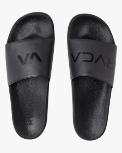 RVCA SPORT SLIDES Black Clearance