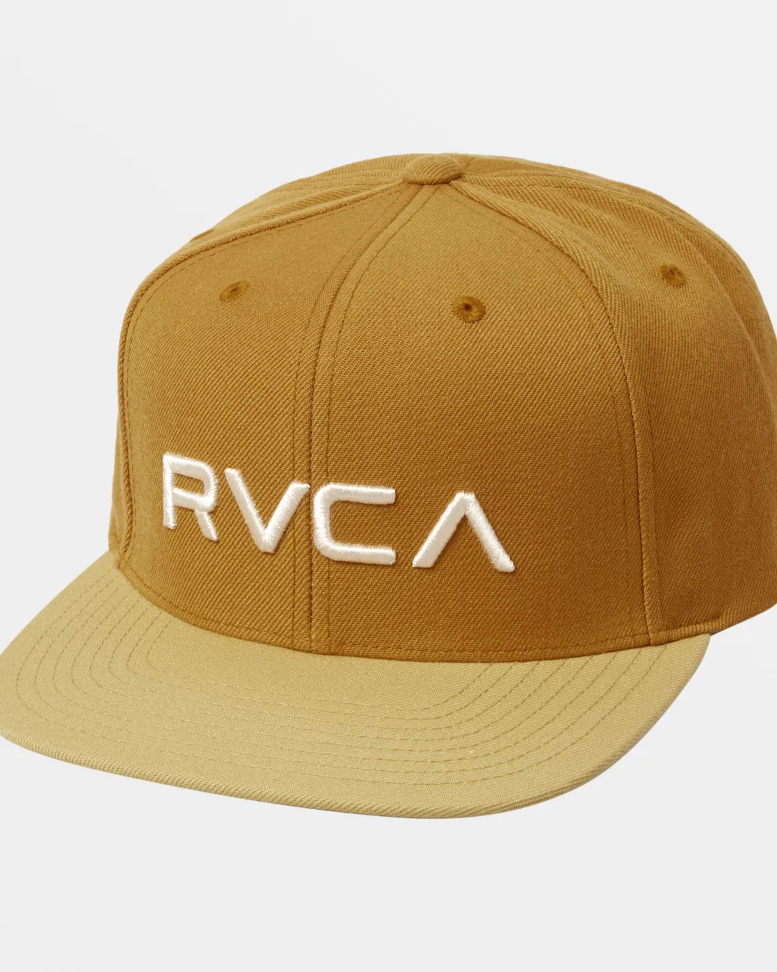 RVCA TWILL SNAPBACK II HAT Tan Sale