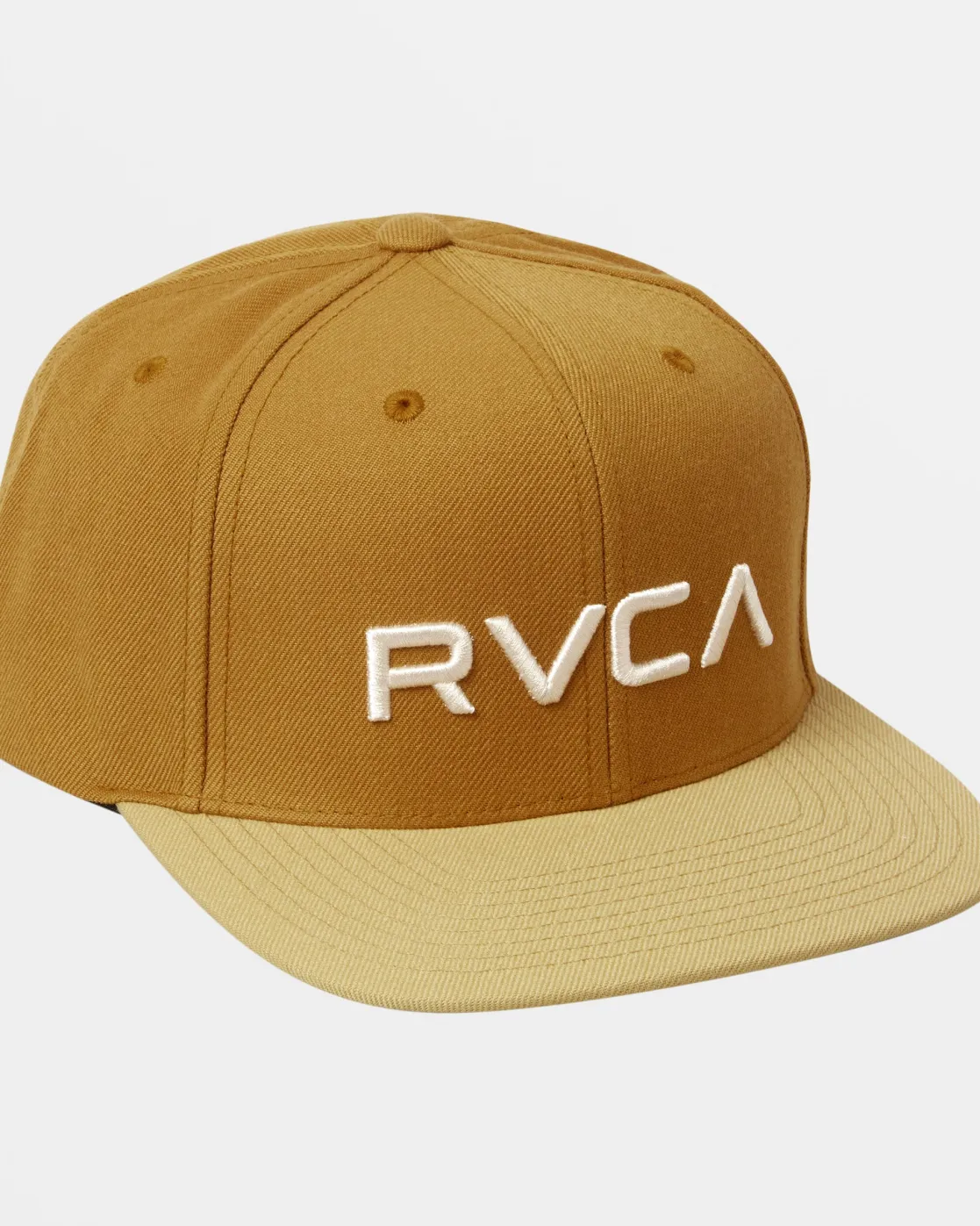 RVCA TWILL SNAPBACK II HAT Tan Sale