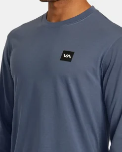 RVCA 2X LONG SLEEVE TEE Indigo New