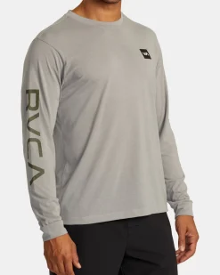 RVCA 2X LONG SLEEVE TEE Stone