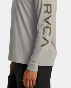 RVCA 2X LONG SLEEVE TEE Stone