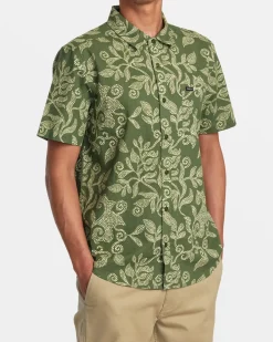 RVCA RVGAZI SHORT SLEEVE SHIRT Surplus New