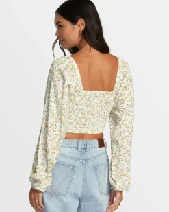 RVCA SAINT TOP LONG SLEEVE SHIRT Cloud Clearance