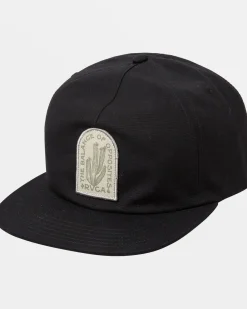 RVCA SAND STORM SNAPBACK HAT Black Outlet
