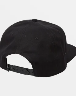RVCA SAND STORM SNAPBACK HAT Black Outlet