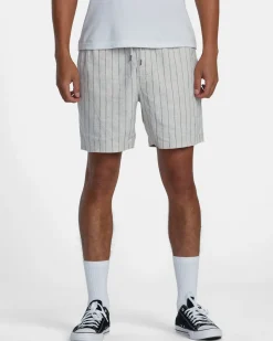 RVCA SANDS ELASTIC WAIST SHORTS Slate Blue Outlet