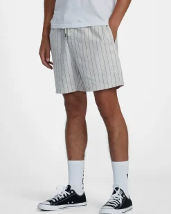 RVCA SANDS ELASTIC WAIST SHORTS Slate Blue Outlet