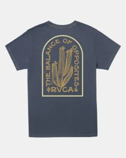 RVCA SANDSTORM TEE Moody Blue Hot