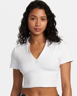 RVCA SELECTS CHASE POLO KNIT Whisper White Sale