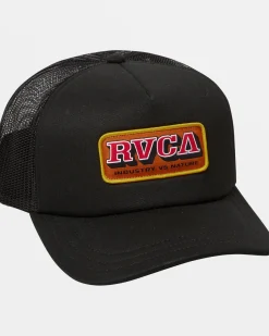 RVCA SERVICE TRUCKER HAT Black New