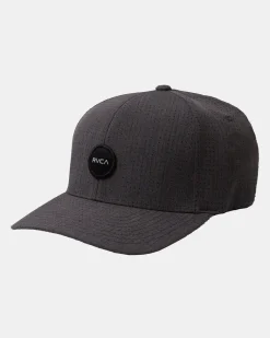 RVCA SHANE FLEXFIT HAT Charcoal Hot