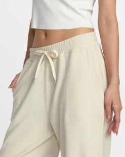 RVCA SOFIE WAFFLE PANT Latte Outlet