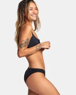 RVCA SOLID MEDIUM BIKINI BOTTOMS Black Best