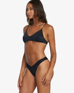 RVCA SOLID MEDIUM BIKINI BOTTOMS Black Sale