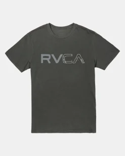 RVCA SPLIT PATH TEE Pirate Black Clearance