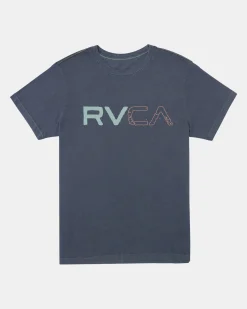 RVCA SPLIT PATH TEE Moody Blue