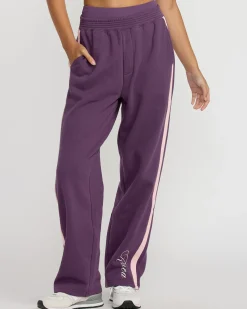 RVCA SPORT FLEECE PANT Plum Ash New