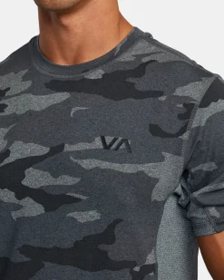 RVCA SPORT VENT PERFORMANCE TEE Camo New