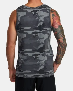 RVCA SPORT VENT TANK TOP Camo Best