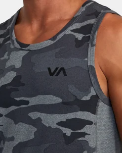 RVCA SPORT VENT TANK TOP Camo Best