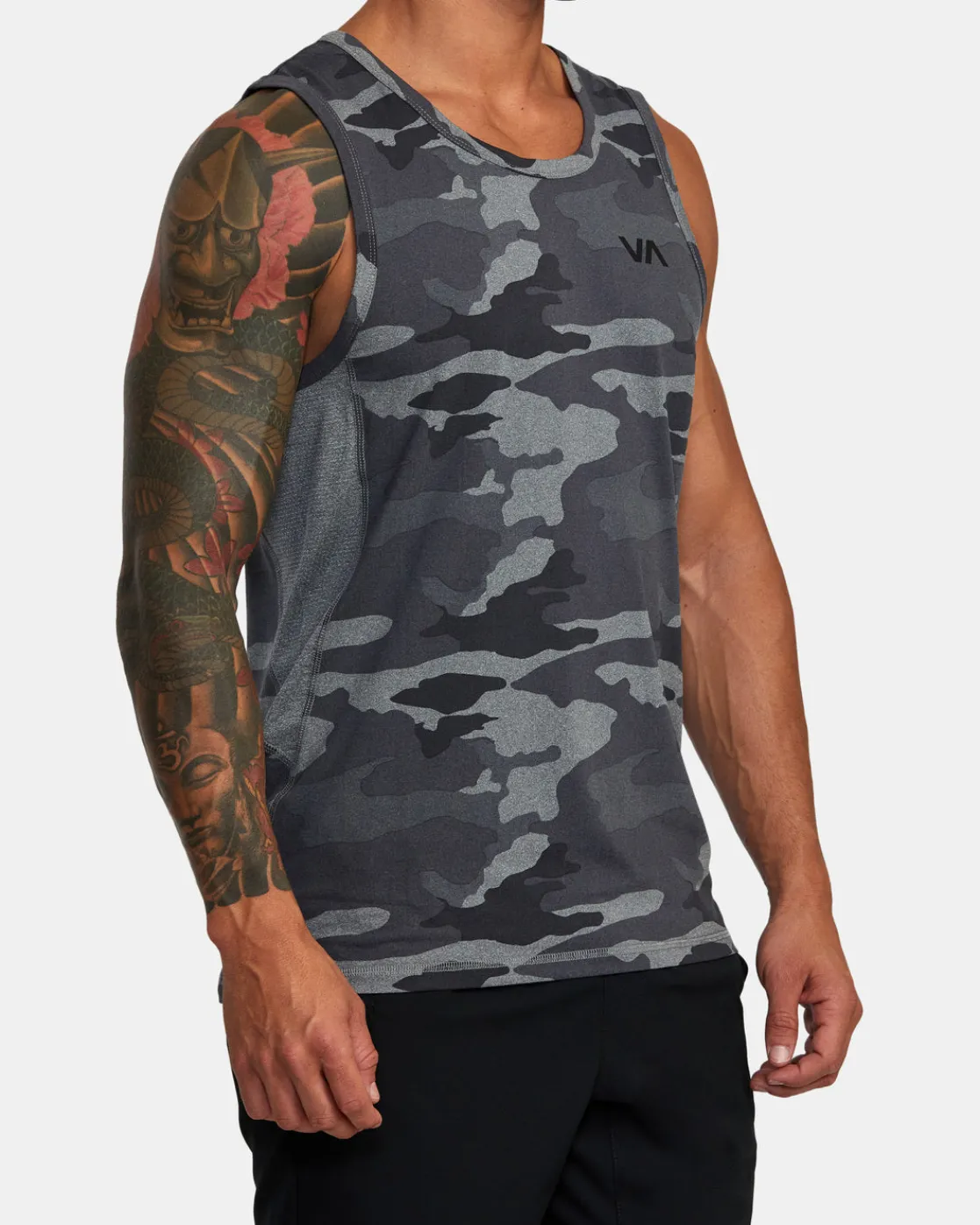 RVCA SPORT VENT TANK TOP Camo Best