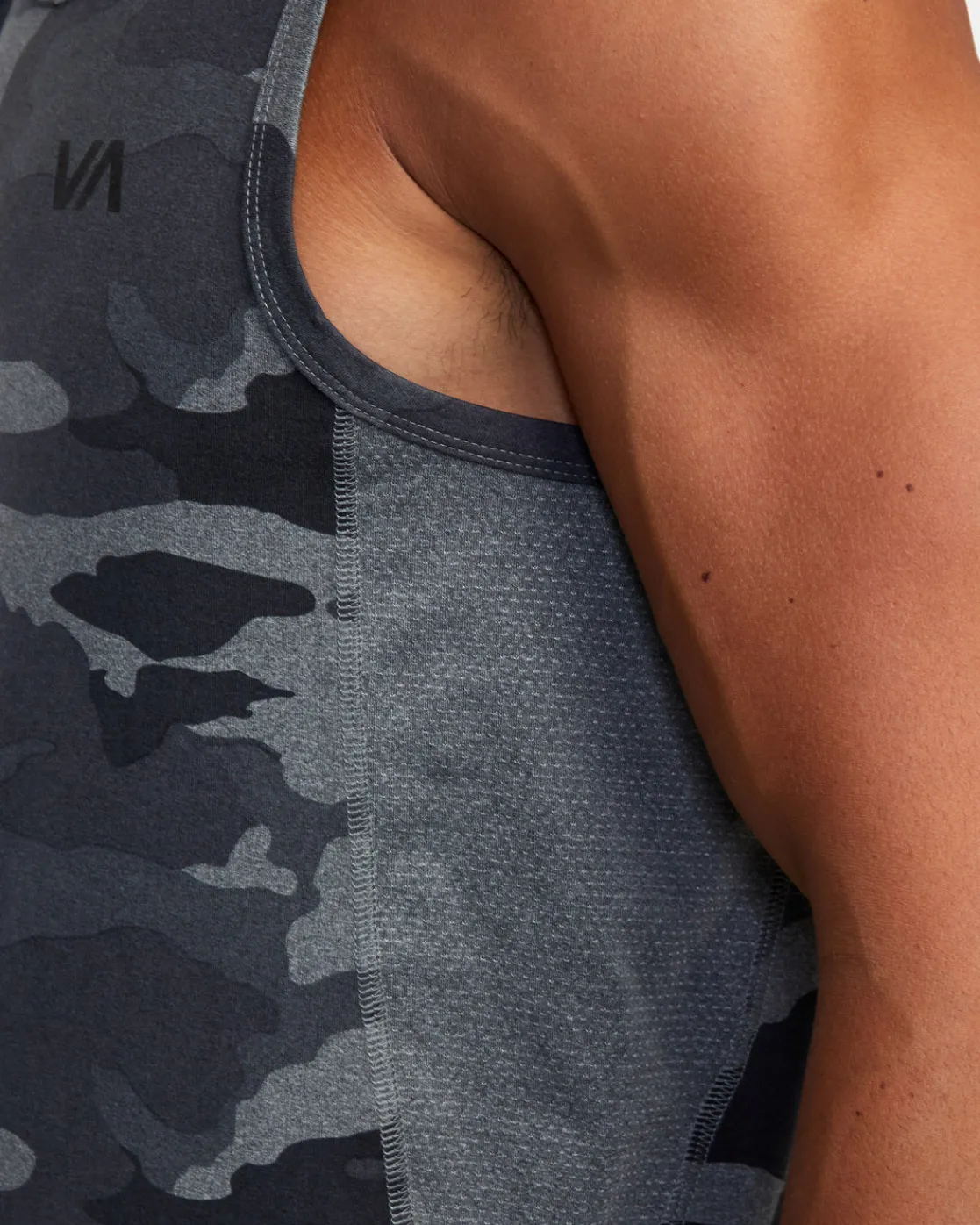RVCA SPORT VENT TANK TOP Camo Best