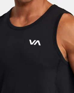 RVCA SPORT VENT TANK TOP Black