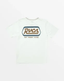 RVCA STATION TEE Antique White Hot