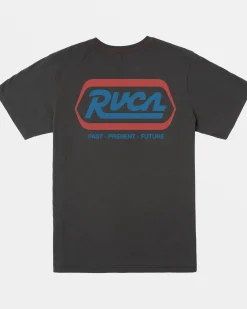 RVCA STATION TEE Pirate Black Hot