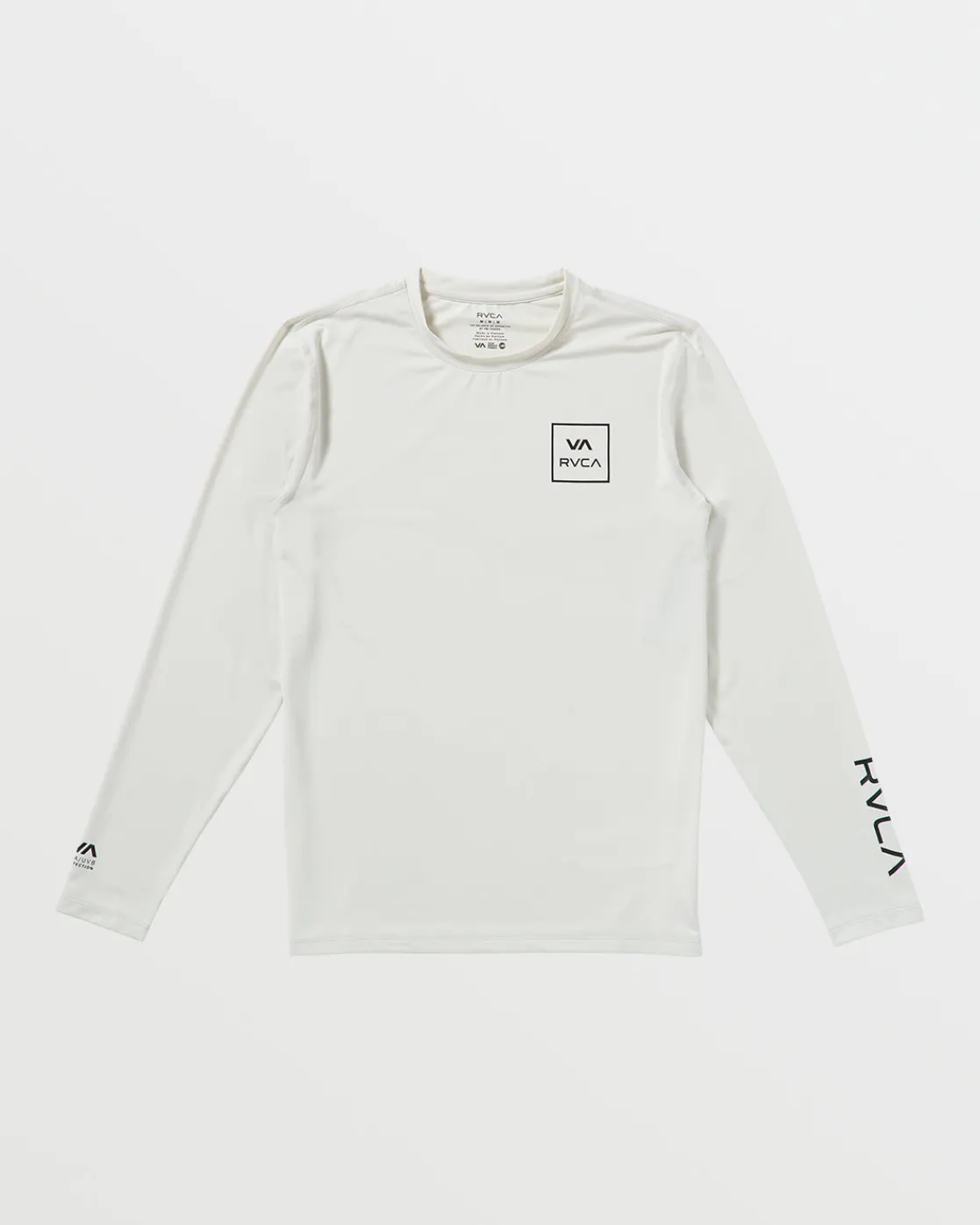 RVCA SURF SHIRT LONG SLEEVE SURF TEE Silver Bleach Online