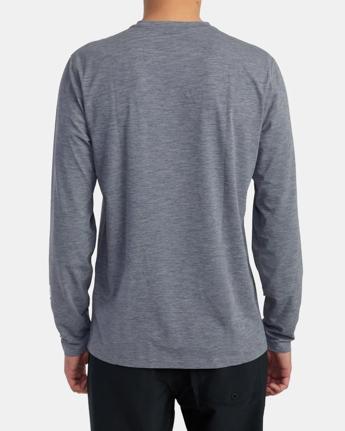 RVCA SURF SHIRT LONG SLEEVE SURF TEE Heather Grey Outlet