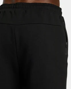 RVCA TECH FLEECE ELASTIC WAIST SHORTS Black Hot