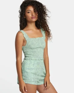 RVCA TERRACE ECO TANK TOP Seafoam