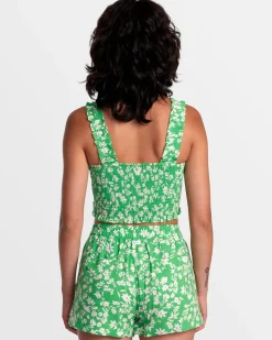 RVCA TERRACE ECO TANK TOP Classic Green New